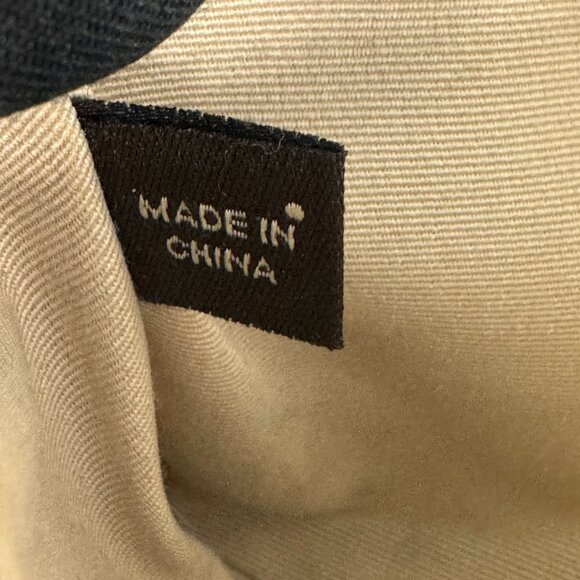 Coach Gold Tan Wristlet Clutch Signature Logo W/ Studs Canva Leather Purse - Picture 12 of 13